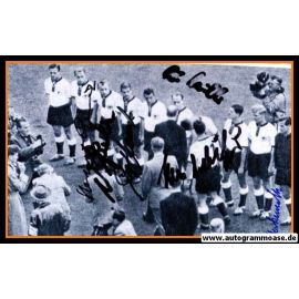 Mannschaftsfoto Fussball | DFB | 1958 WM + 6 AG (CSSR)