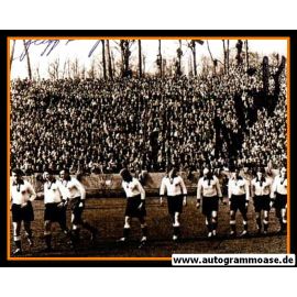 Autogramme Fussball | DFB | 1954 Foto | RÖHRIG + SCHÄFER (Einlauf Saarland)