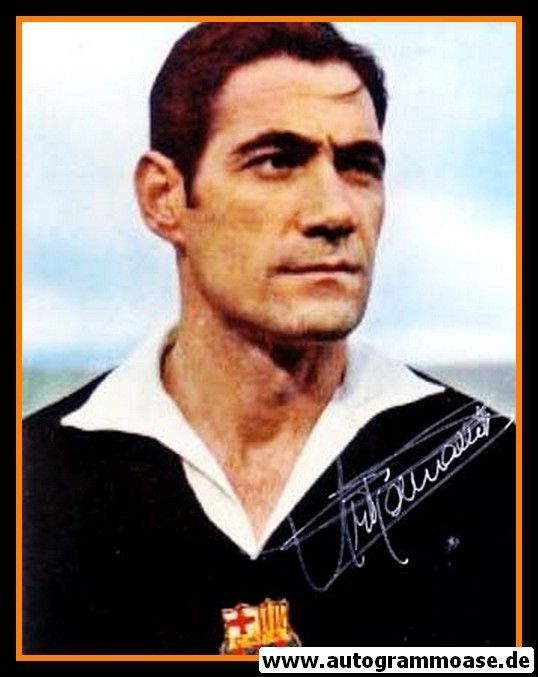 Autogramm Fussball | FC Barcelona | 1950er Foto | Antoni RAMALLETS (Portrait Color)