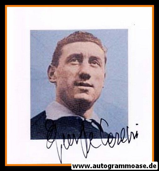 Autogramm Fussball | Italien | 1950er Foto | Giuseppe CASARI (Portrait Color)