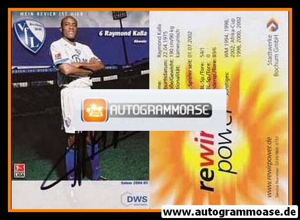 Autogramm Fussball | VfL Bochum | 2004 | Raymond KALLA