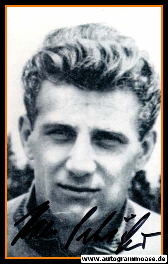 Autogramm Fussball | DFB | 1950er Foto | Hans SCHÄFER (Portrait SW) 3