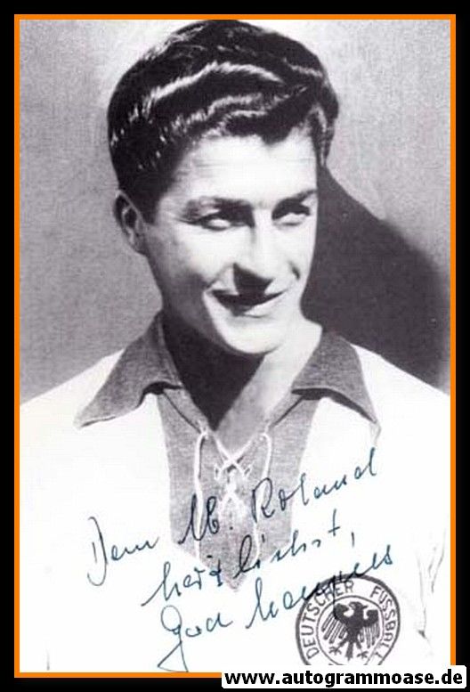 Autogramm Fussball | DFB | 1950er Retro | Gerd HARPERS (Portrait SW)