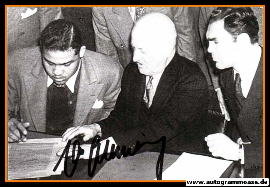 Autogramm Boxen | Max SCHMELING | 1930er Retro (Joe Louis)