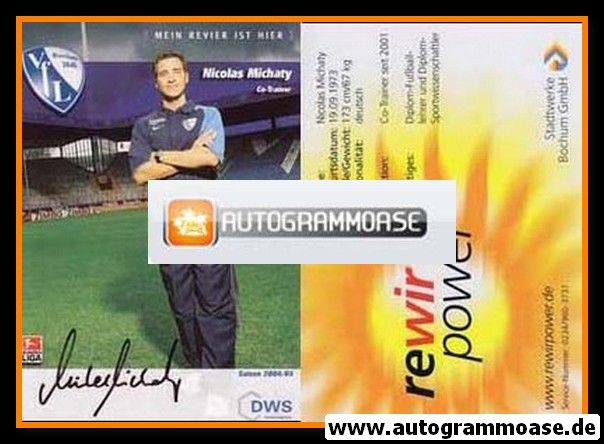 Autogramm Fussball | VfL Bochum | 2004 | Nicolas MICHATY
