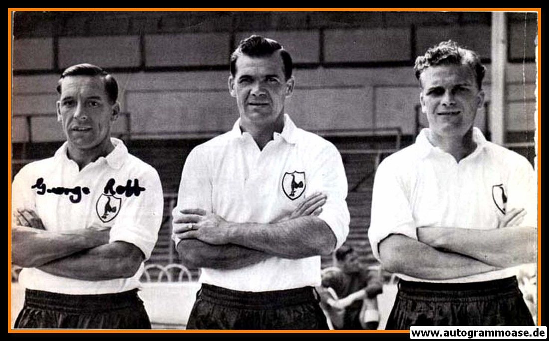 Autogramm Fussball | Tottenham Hotspur | 1950er | George ROBB (Portrait SW)