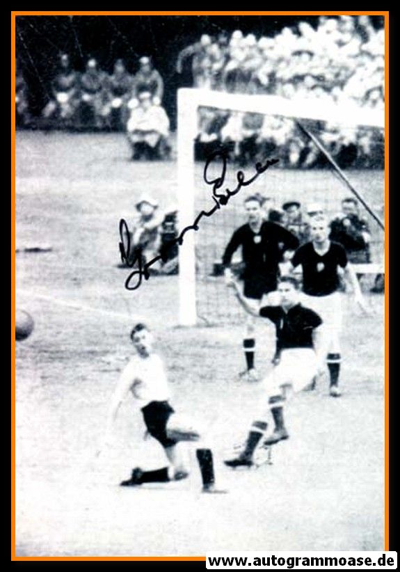 Autogramm Fussball | Ungarn | 1954 WM Foto | Gyula GROSICS (Spielszene Uruguay)