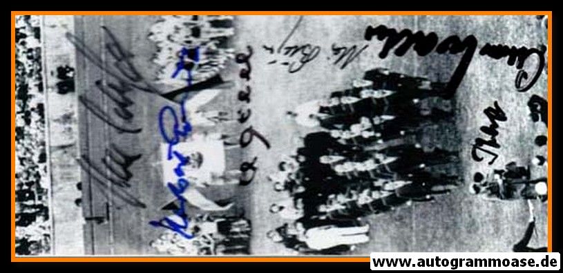 Autogramme Fussball | DFB | 1954 WM Foto | 6 AG (Ehrung Olympiastadion)
