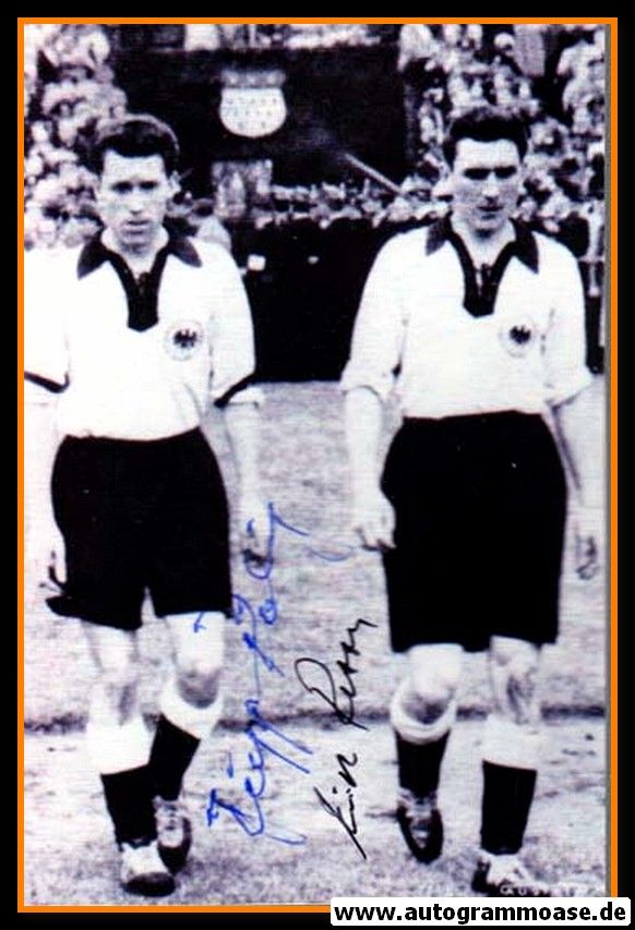 Autogramme Fussball | DFB | 1950er Foto | RETTER + RÖHRIG (Portrait SW)