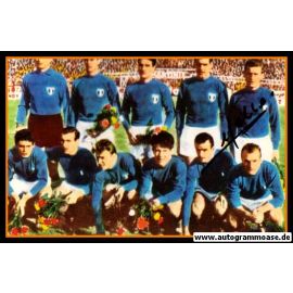 Mannschaftsfoto Fussball | Italien | 1962 WM + AG Giovanni TRAPATTONI