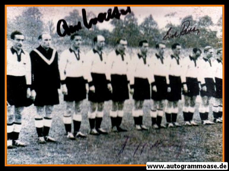 Mannschaftsfoto Fussball | DFB | 1952 + 3 AG (Retter, Röhrig, O. Walter) Irland