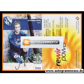 Autogramm Fussball | VfL Bochum | 2005 | Philipp BÖNIG