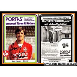 Autogramm Fussball | 1. FC Kaiserslautern | 1982 | Uwe FROWEIN