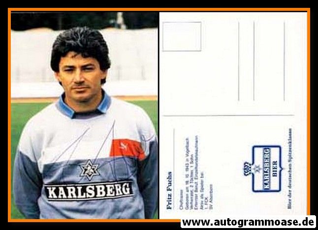 Autogramm Fussball | 1. FC Kaiserslautern | 1986 | Fritz FUCHS