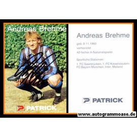 Autogramm Fussball | Inter Mailand | 1990 | Andreas BREHME (Patrick)