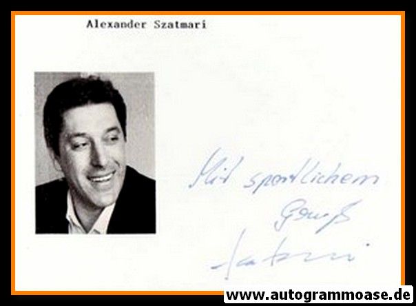 Autograph Fussball | Alexander SZATMARI