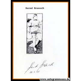 Autograph Fussball | DDR | Bernd BRANSCH