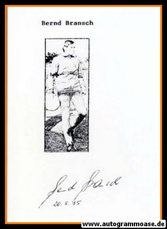 Autograph Fussball | DDR | Bernd BRANSCH