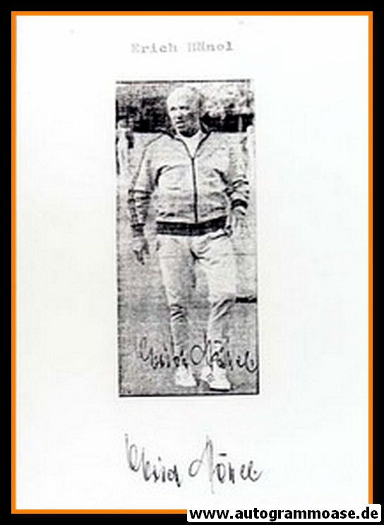 Autograph Fussball | Erich HÄNEL (DFB 1939)