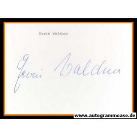 Autograph Fussball | Erwin WALDNER