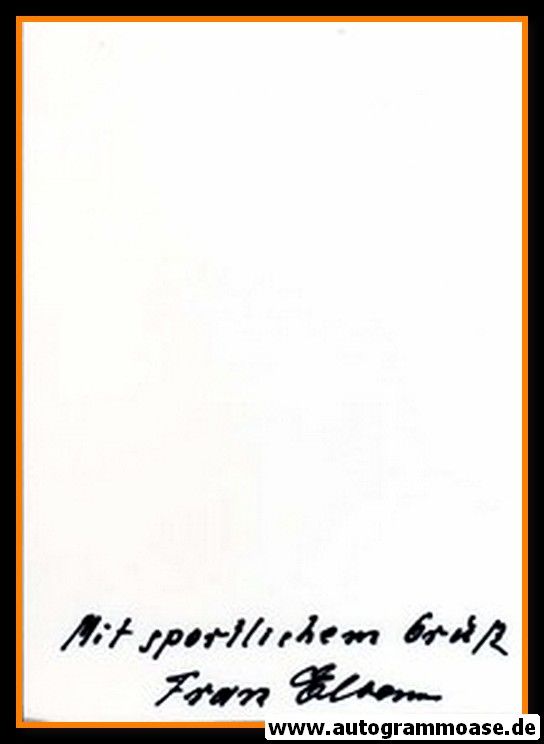 Autograph Fussball | Franz ELBERN (DFB 1930er)