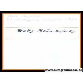 Autograph Fussball | Fritz BUCHLOH (DFB 1930er)