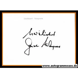 Autograph Fussball | Gerd HARPERS