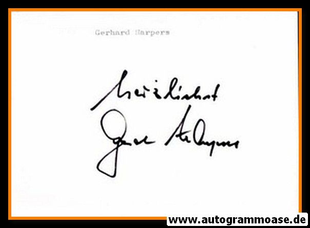 Autograph Fussball | Gerd HARPERS