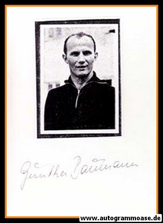 Autograph Fussball | Gunther BAUMANN (DFB 1950er)