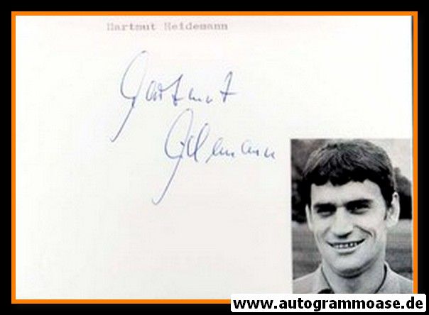 Autograph Fussball | Hartmut HEIDEMANN