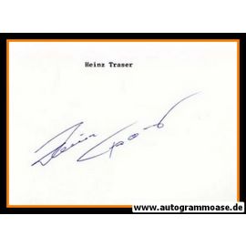 Autograph Fussball | Heinz TRASER