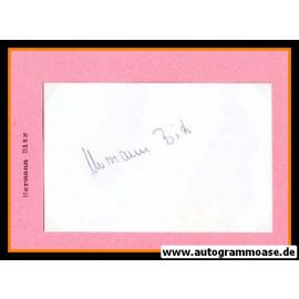 Autograph Fussball | Hermann BITZ