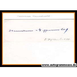 Autograph Fussball | Hermann EPPENHOFF (DFB + Schalke 1940er)