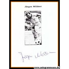 Autograph Fussball | DDR | Jürgen NÖLDNER (1)