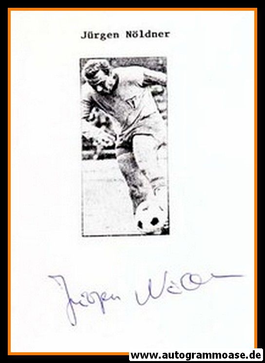 Autograph Fussball | DDR | Jürgen NÖLDNER (1)