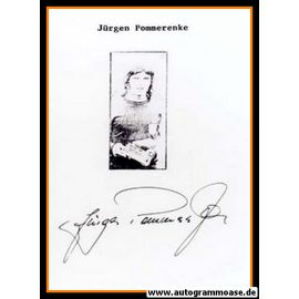 Autograph Fussball | DDR | Jürgen POMMERENKE