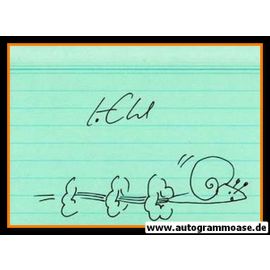 Autograph Sprint | Klaus EHL (mit Zeichnung)