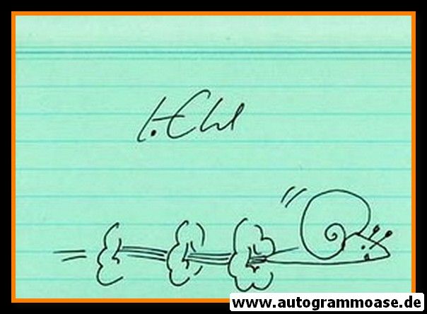Autograph Sprint | Klaus EHL (mit Zeichnung)