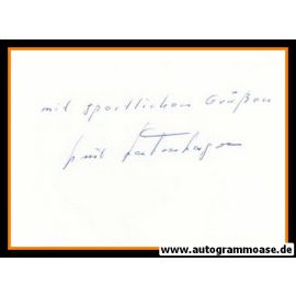 Autograph Fussball | Kurt BORKENHAGEN (DFB 1952)
