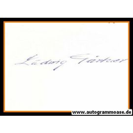 Autograph Fussball | Ludwig GÄRTNER (DFB 1940er)
