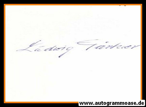 Autograph Fussball | Ludwig GÄRTNER (DFB 1940er)