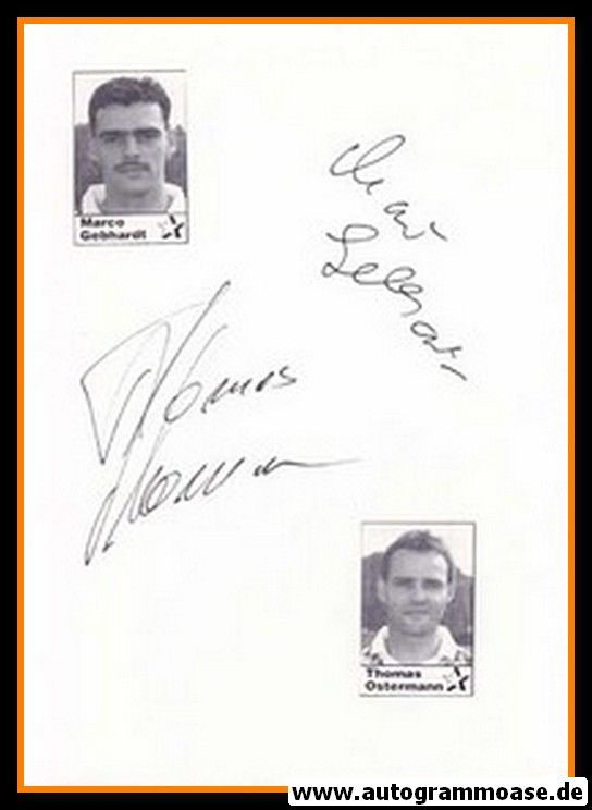 Autographen Fussball | Marco GEBHARDT + Thomas OSTERMANN