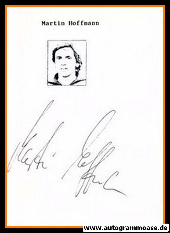 Autograph Fussball | DDR | Martin HOFFMANN