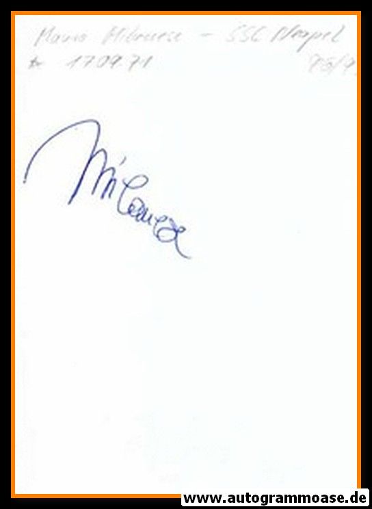 Autograph Fussball | Italien | Mauro MILANESE