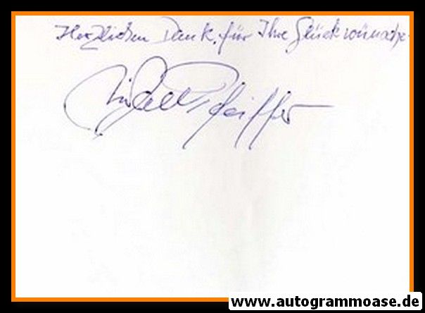 Autograph Fussball | Michael PFEIFFER