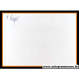 Autograph Fussball | Peter MEYER (DFB 1967)