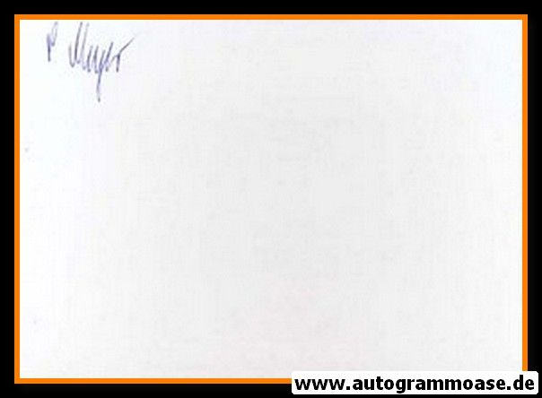 Autograph Fussball | Peter MEYER (DFB 1967)