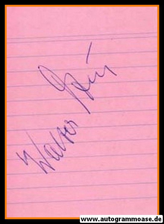 Autograph Fussball | Walter DZUR (DFB 1940er)