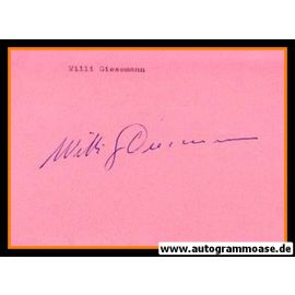 Autograph Fussball | Willi GIESEMANN