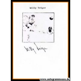 Autograph Fussball | DDR | Willy TRÖGER (1950er)